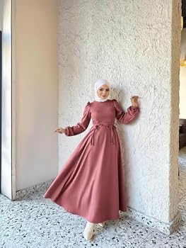 winter hijab dresses 65-85KG Dress for Women Dress Soft Swedish Material Imported Long Sleeve Loose Fluffy One Size (Cashmere): Buy Online at Best Price in Egypt Designed for the modern Classic bridesmaid dress SEXY side cut out Color:Caramel Brown