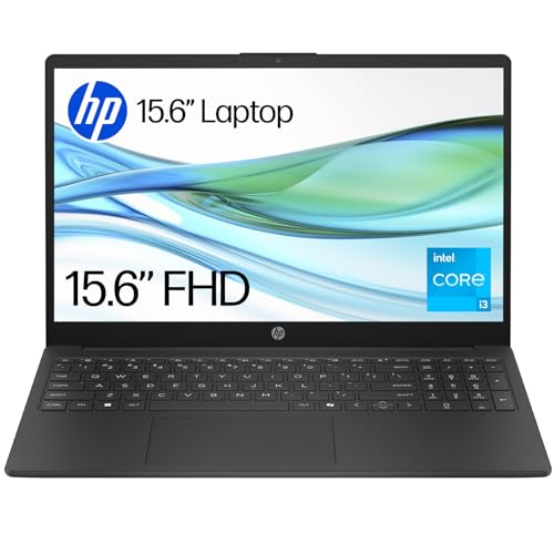 HP 15.6 Laptop | Intel Core i3-N305 Processor | 8 GB RAM | 256 GB SSD | Intel UHD Graphics | FHD Display | Windows 11 Home | Jet Black | 15-fd0058na
