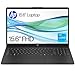 HP 15.6" Laptop | Intel Core i3-N305 Processor | 8 GB RAM | 256 GB SSD | Intel UHD Graphics | FHD Display | Windows 11 Home | Jet Black | 15-fd0058na
