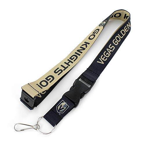 Aminco NHL Vegas Golden Knights Slogan Lanyard