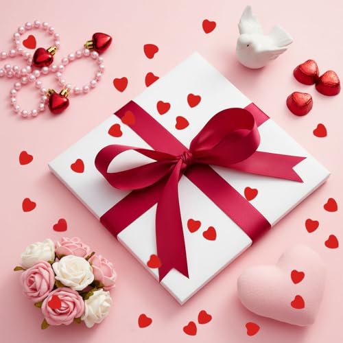 image for Vilnadu Heart Confetti, Valentines Day Heart Glitter Confetti Decorati