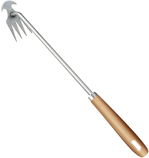Unkraut Entferner Gerät, 2026 Neu Unkraut Entwurzelungs Werkzeug Gartenarbeit Hand Unkrautstecher, Mühelos Gartenwerkzeug, Hand Unkrautstecher für Graben Umpflanzen Jäten (Silber -1 Stück, 16 Zoll)