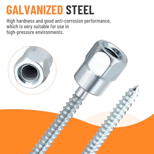 3/8" Vertical Rod Anchor Screw 1/4" x 2", Tornillo Ancla para Varilla Roscada 3/8" x 1/4" x 2" miniatura 3