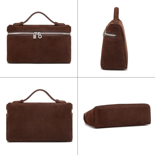 Image of Rejolly Crossbody Bag for Women Small Top-Handle Leather Pouch Purse Shoulder Handbag