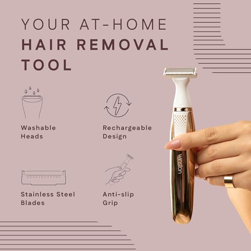 Image of WINSTON 4 in 1 Rechargeable - Trimmer for Women Private Part, Face & Body | Bikini Trimmer for Woman | Eyebrow Trimmer & Electric Shaver Grooming Kit