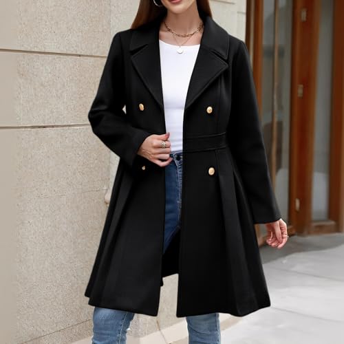 Women’s Hooded Long Sleeve Zip Up Sherpa Lined Jacket for Casual Outdoor - Image 3