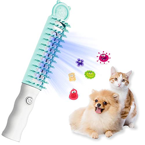 Pet Deodorization Combing Stick Brush,Dog Grooming Brush Cat Soothing Massage Comb for Small Medium Pet,Dog/Cat…