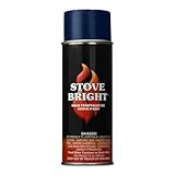 Stove Bright High Temp Paint - New Sky Blue - 8104 | Heat Resistant Spray for Wood Stove BBQ Grill Fireplace Engine | Satin Finish | Rust Resistant Metal Coating | Withstands 1200°F | Primer Friendly