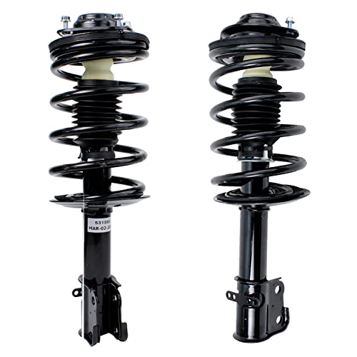 Detroit Axle - 2pc Front Struts for Chrysler Dodge Plymouth Neon SX 2.0, 2 Struts w/Coil Spring Assembly Replacement Suspension Ready Struts Shocks