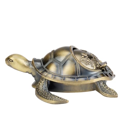 K COOL Ashtray with Lid for Cigarettes Outdoor Indoor, Metal