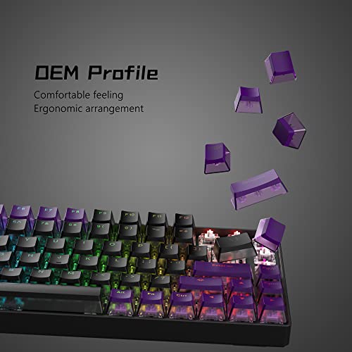 Image of Womier Pudding Keycaps - PBT Shine Through Keycaps