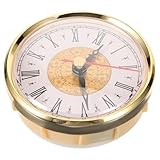 Tête d'horloge à chiffres romains - haute précision, performances de travail stables, l'insert de tête d'horloge convient au bricolage, peut bien s'agencer avec divers styles de décoration intérieure, insert d'horloge avec d'horloge