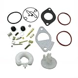 Kit de reparación de carburador para carburador maestro modelo 790032 se adapta a motores de 11 HP a 19 HP, incluye juntas, sellos, válvula de aguja, flotador y tubo de transferencia de combustible