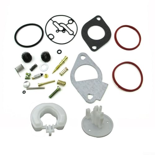 Kit de reparación de carburador para carburador maestro modelo 790032 se adapta a motores de 11 HP a 19 HP, incluye juntas, sellos, válvula de aguja, flotador y tubo de transferencia de combustible
