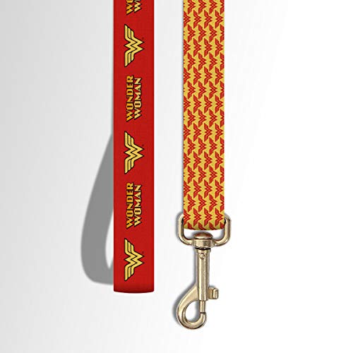 Guia Para Cachorro Mulher Maravilha - Sula Pet - Vermelho/Amarelo 70217-G
