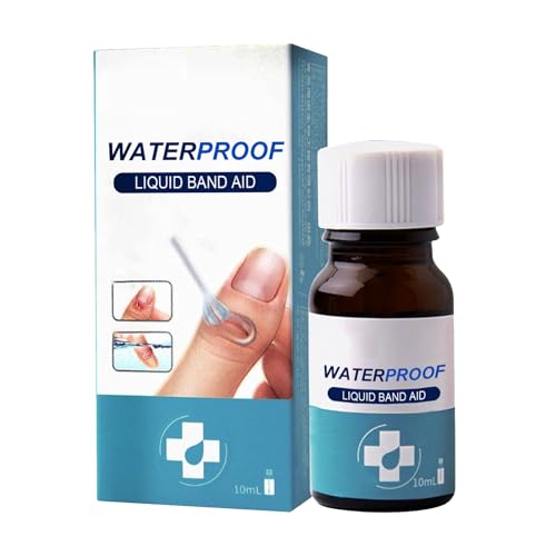 Mnozreo Colla Liquida per Bendaggi,Bandaggio Rapido,10ML,1PC,Bendaggi Impermeabili per Tagli E