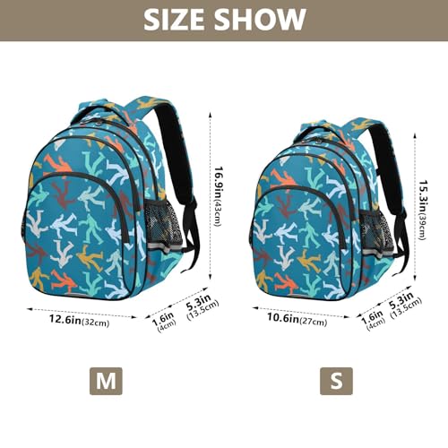 Kids Bigfoot Sasquatch Backpack for Girls Boys Mini Toddler School Bookbags Small Kindergarten Pre School Bag S4