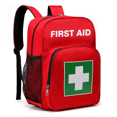 Gatycallaty Waterproof First Aid Backpack Red
