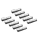 Produktbild vhbw 10x Farbband Schriftband kompatibel mit Tally Genicom 5040, T 5040, T 5040 MSH-H Nadeldrucker, Bondrucker - Schwarz