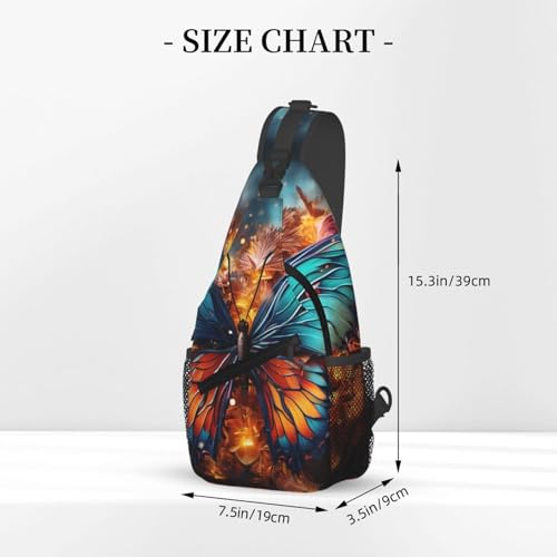 Bolso bandolera pequeño para senderismo unisex negro miniatura 2