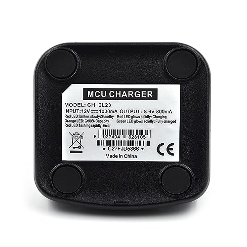 Cargador CH10L23 compatible con baterías Hytera BL1506 BL2018 y estaciones de radio BD502 BD612 4