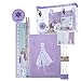 Disney Frozen 2 Set di Cancelleria, Include Matite, Righello, Taccuino A6, Gomma, Temperamatite, Foglietti Adesivi, Clips, Astuccio, Set Scolastico Ragazze