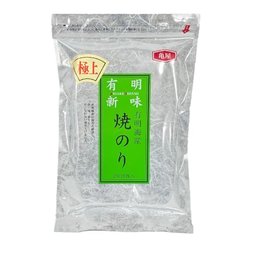 亀屋海苔 有明海産 極上 焼海苔 2切 25枚×1袋 海苔