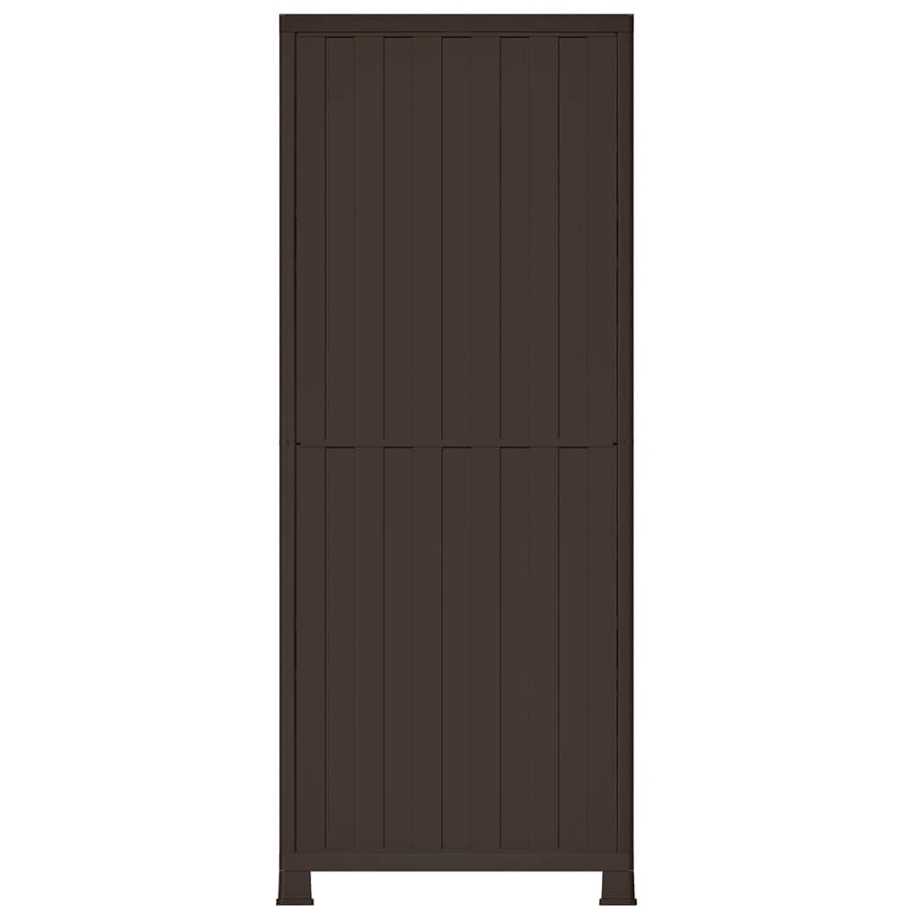 vidaXL Armario Estante Almacenamiento Bastidor Servicio Herramienta Organizador Hogar Jardín Patio Oficina Garaje de Plástico 68x39x171,5 cm
