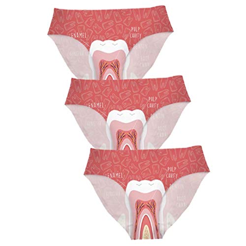 Image of Dellukee Sexy Women Underwear Briefs Breathable Hipster Panty White Alpaca Print