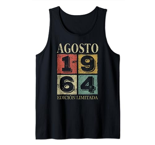 Agosto 1964 Cumpleaños nacen en Agosto De 1964 Regalo Camiseta sin Mangas