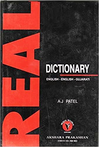 Real Dictionary English- English - Gujarati Dictionary [ More than 20000 Words & Phrases with Explanatory Notes & Usage