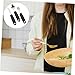 COOLHIYA Adaptive Utensils Anti-Tremor Non-Slip Tableware for Elderly Arthritis Hand Tremble Aid Lightweight Stainless Steel Plastic Handle