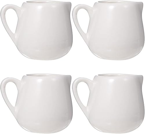 Miniatura 2 de YARNOW Ceramic Creamer Mini Café Leche Creamer Jarra de Porcelana Jarra de Salsa Jarra de Crema de Leche Jarra Jarra Salsa Bote Salsa Barco Plato