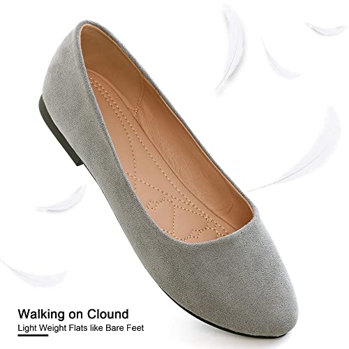 Image of SAILING LU Casual Shoes for Women Dressy Ballet Flats | Comfort Fit, Work Shoes,Casual for Women, Slip-Ons Loafers