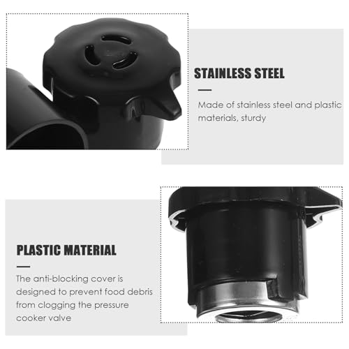 Set de reemplazo de válvula de seguridad para olla a presión 7 piezas válvula de liberación de vapor con juntas para accesorios de cocina miniatura 3