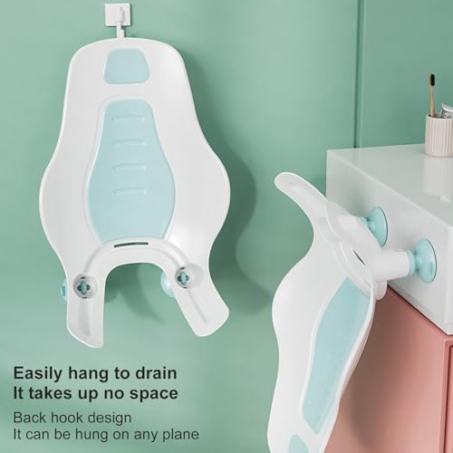 Image of Clean Rinse Bather, Wash Hip Clean Rinse Baby Bather Semi Circular Sink Ergonomic Multi Purpose for Travel for Boy (Green)