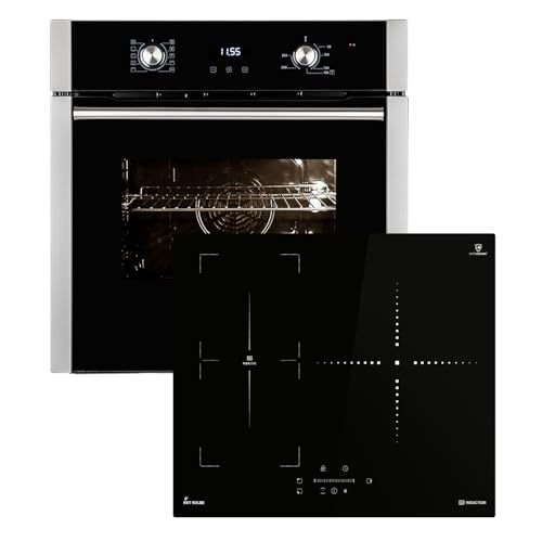Autarkes Herdset | 60cm Einbaubackofen EB8005ED | 59cm Induktionskochfeld IND5903SP | Pizzafunktion | Grill | Umluft | Heißluft | Automatik-Timer | 2-fach Wärmeschutzverglasung | SET8005IND593SP Autarkes Herdset | 60cm Einbaubackofen EB8005ED | 59cm Induktionskochfeld IND5903SP | Pizzafunktion | Grill | Umluft | Heißluft | Automatik-Timer | 2-fach Wärmeschutzverglasung | SET8005IND593SP