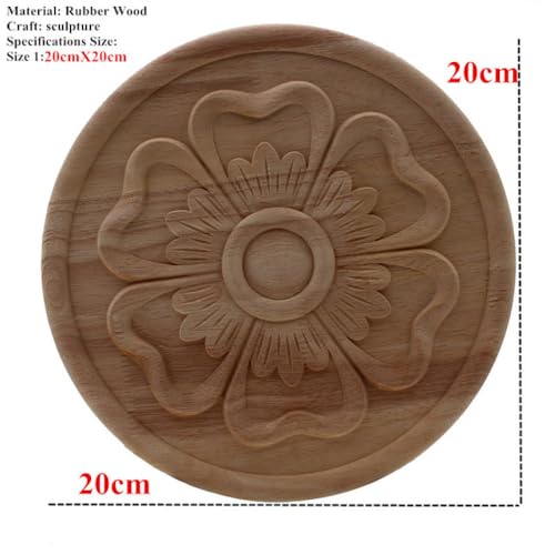 Maderas talladas decorativas LVTFCO apliques de esquina para solucionar paredes y muebles sin relieve 3