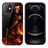 ZHANGXM Glass iPhone Case and Halloween Michael Myers Phone Cover iPhone 12