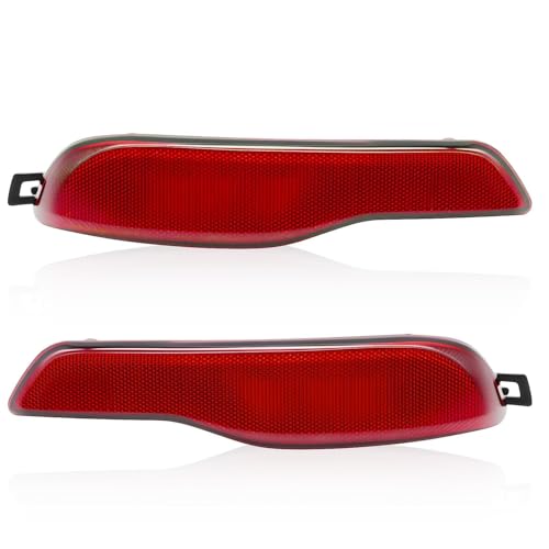 Image of Left and Right Rear Bumper Reflector Light Compatible with Cherokee 2014 2015 2016 2017 2018 68105144AC 68105145AC (Left+Right)
