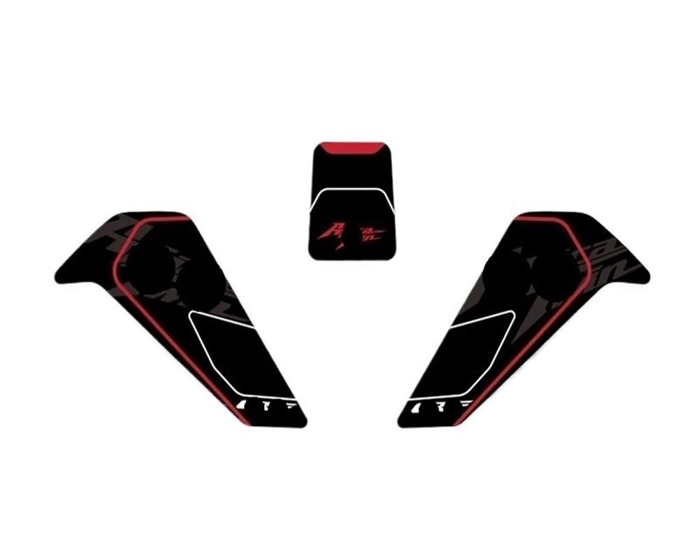 Autocollants réservoir pour CRF1100 Africa Twin protège-réservoir grip de traction noir