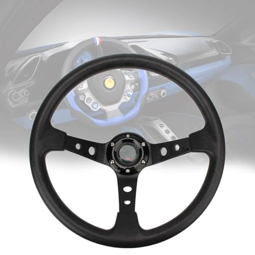 Volant de course pour voiture de sport parfait pour le drift sur circuit - 3