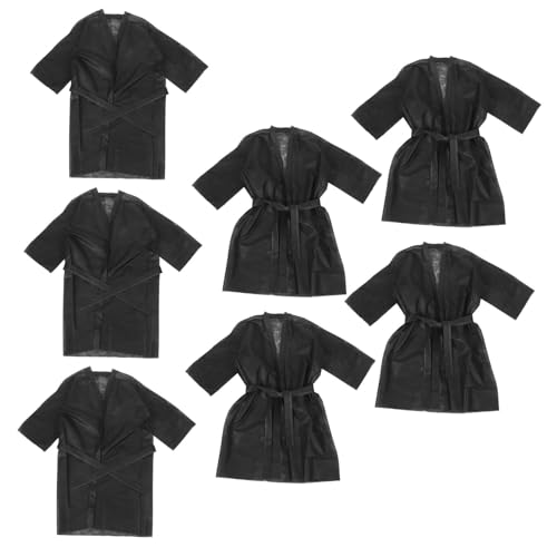 Peignoir jetable de spa propre et doux contre les taches de soin noir