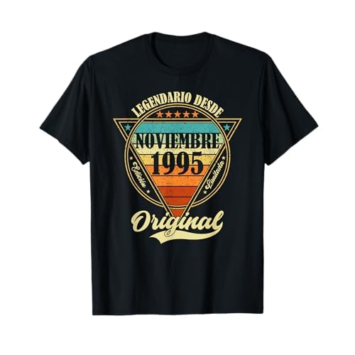 29 cumpleaños Nacido en Noviembre de 1995 Vintage 29 años Camiseta