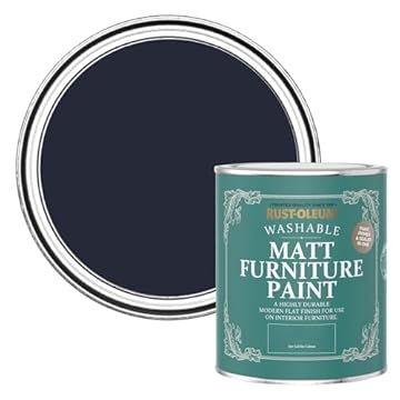 Rust-Oleum Blue Furniture Paint in Matt Finish - Odyssey 750ml