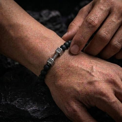 Image of Salty Alpha Anti Tarnish Bracelet for Men | Hand Bands for Boys | Wrist Bracelets for Man | Fashion Jewellery Accessories | Stylish Minimal Jewelry | Gift for Marriage, Birthday, Anniversary