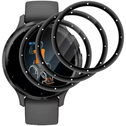 Joeyu 3 Stück Panzer Schutz Glas für Garmin Venu 3s，Schutzfolie，9H Härte, Anti-Schock, Blasenfrei, Kratzfest, tempered glass