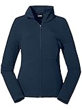 Schöffel Damen Schiara Jacket warme Fleecejacke mit Stretch schnell trocknende Funktionsjacke Stehkragen, navy blazer, 38 EU