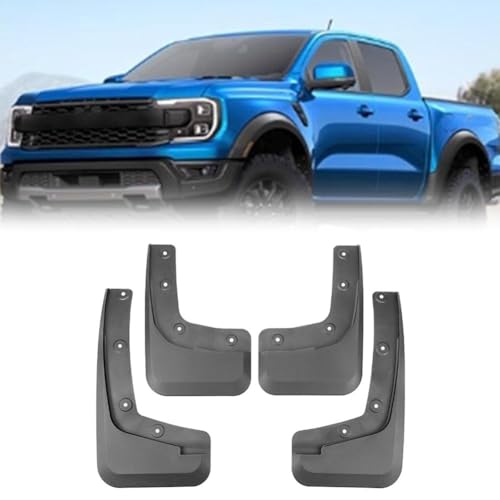 Faldillas antibarro 2024 para coche, kit de 4 protectores termoplásticos