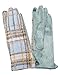 Top It Off Dawn Glove - Womenâ€™s Winter Gloves - with Touch Screen Sensitive Finger - Warm, Windbreaking, Cold Weather Wear - Plaid, Tartan Pattern - Ice Blue